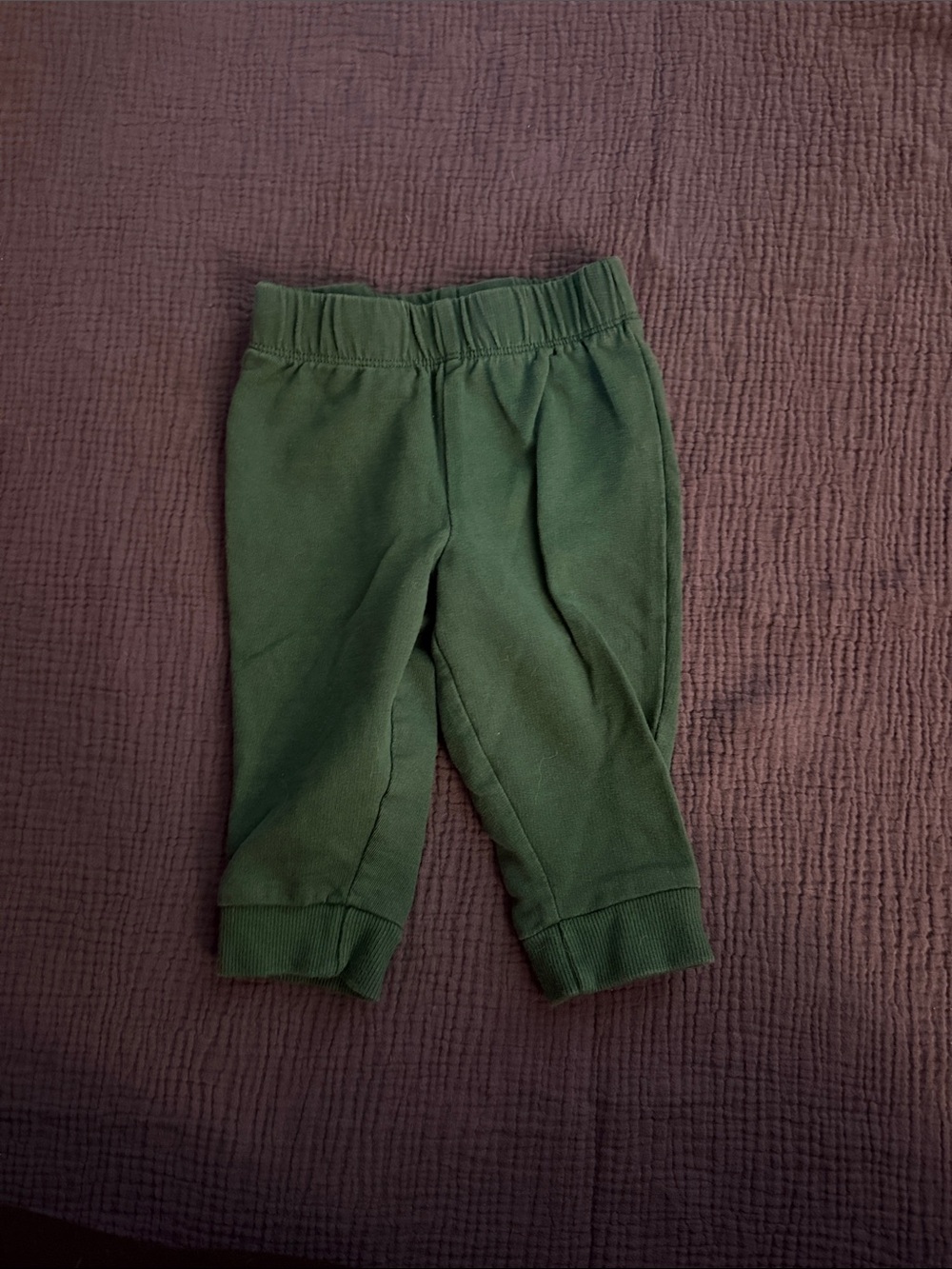 Carter's Olive Green Elastic-Waist Joggers